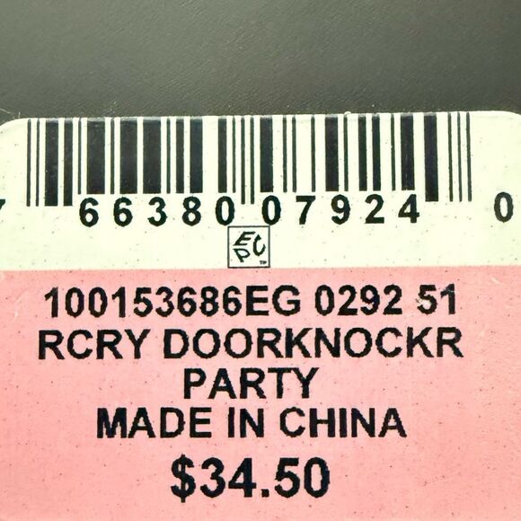 INC International Concepts Silver-Tone Door Knocker Party Statement Earrings - Picture 3 of 3